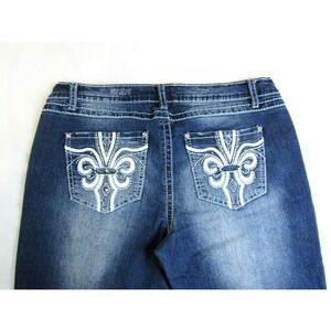 Revolution by Revolt Jeans Skinny Leg Embellished Juniors Size 11